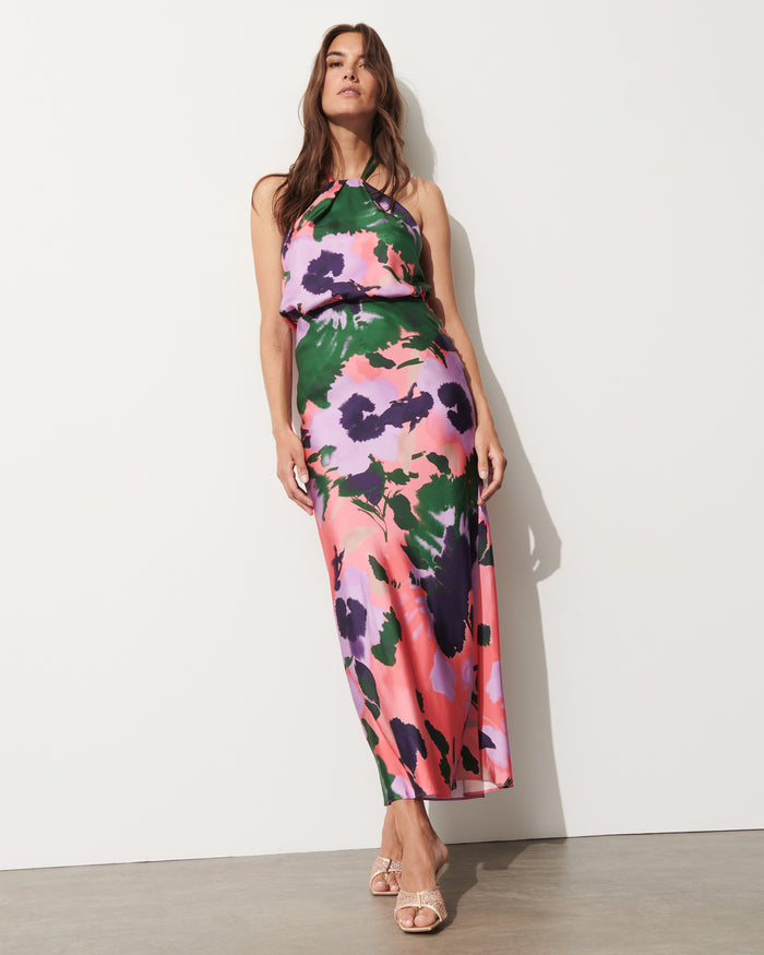 figue Julita Skirt Pressed Petal Sunset Coral