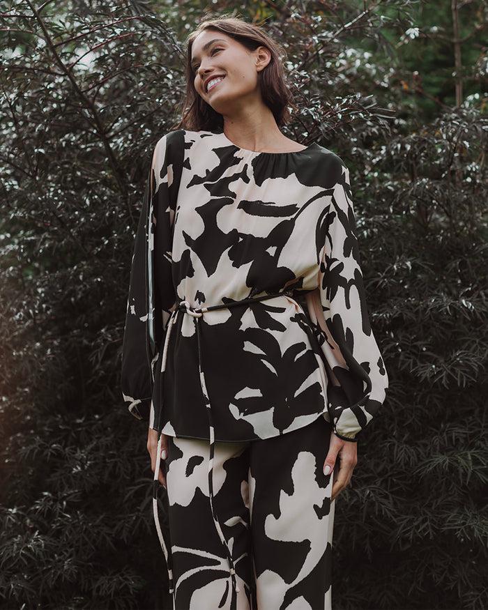 Figue Kasey Tunic Enchanted Garden Sahara Sand