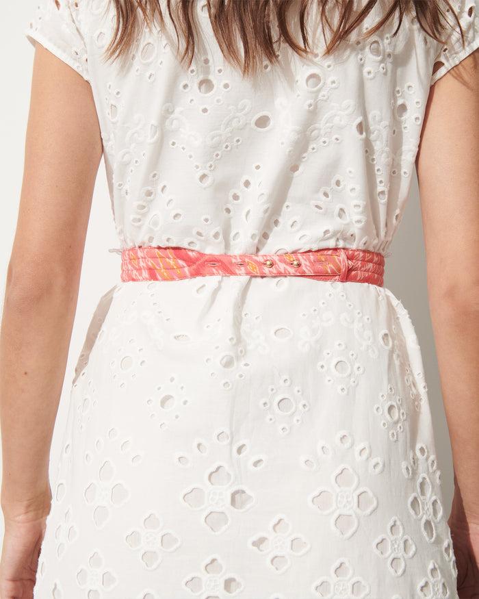 Figue Love Knot Belt Salome Ikat Sunset Coral