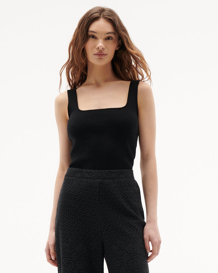 Figue Marla Sweater Tank Black