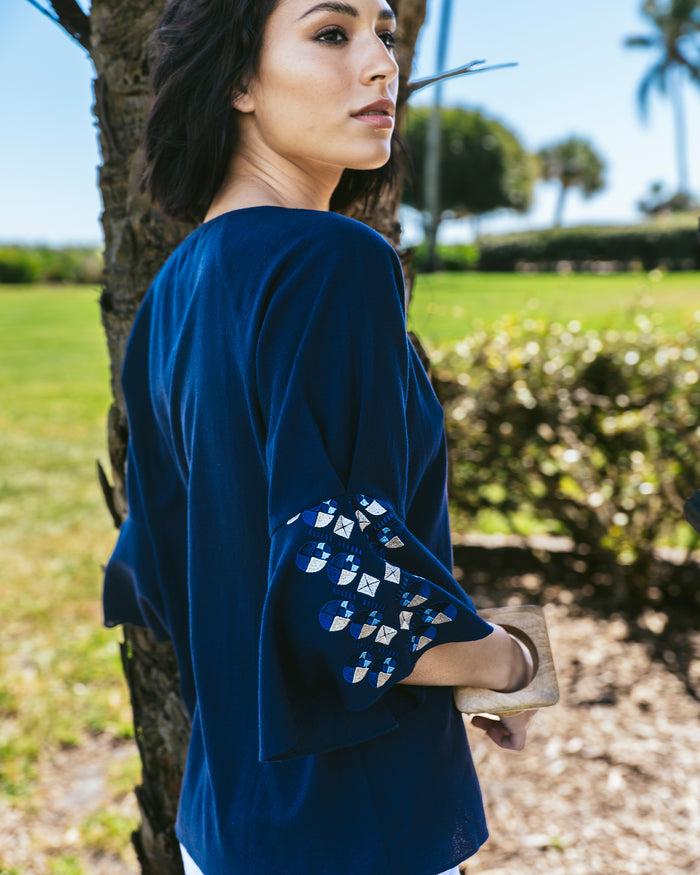 Figue Miri Top True Navy