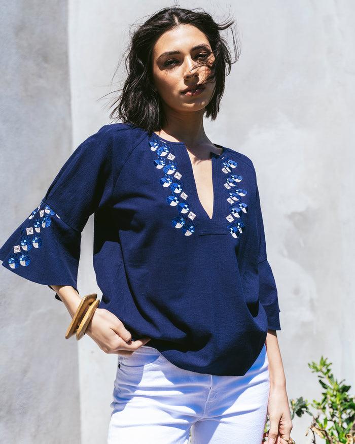 Figue Miri Top True Navy