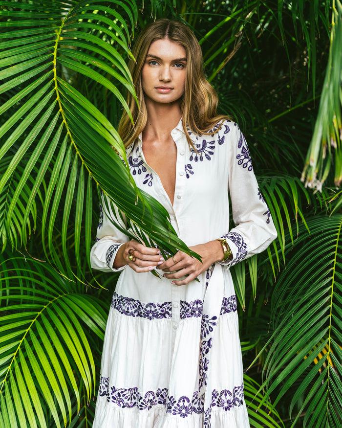 Figue Molly Dress Chalk