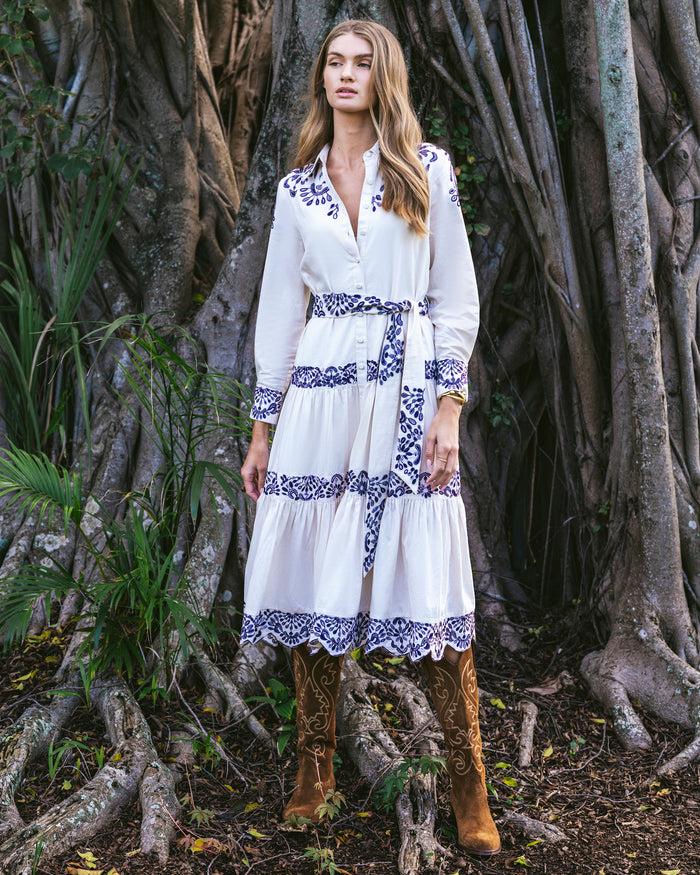 figue Molly Dress Chalk