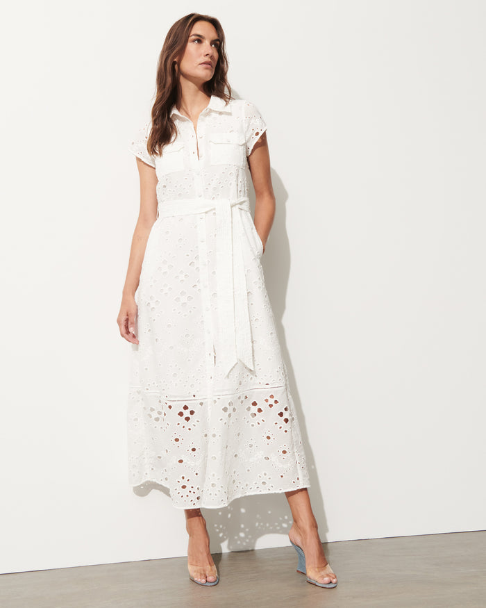 Figue Mykonos Dress Chalk