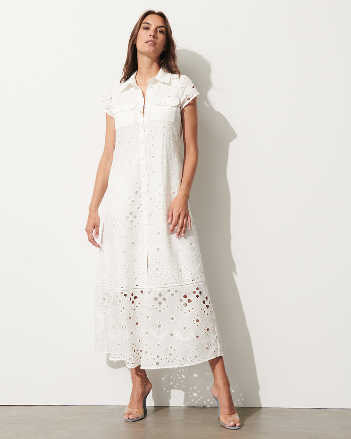 Figue Mykonos Dress Chalk