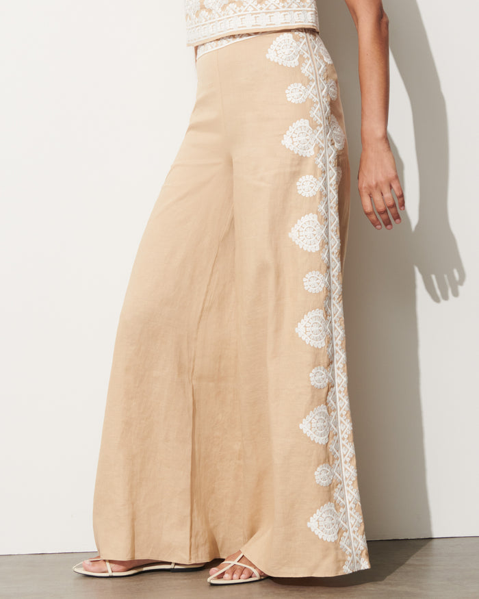 Figue Noemie Pant Travertine Sand