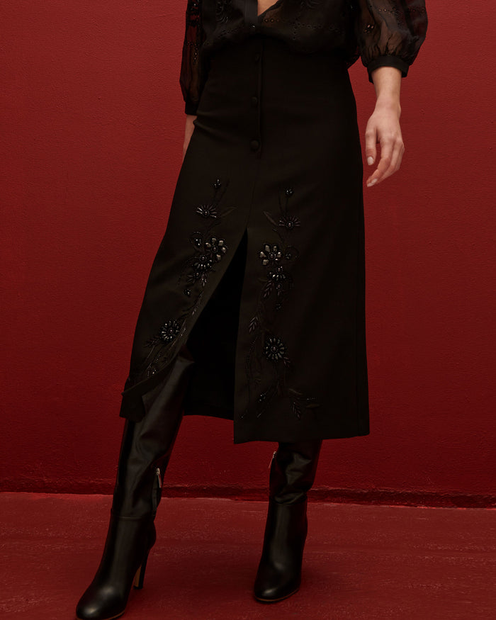 Figue Ophelia Skirt Onyx Black