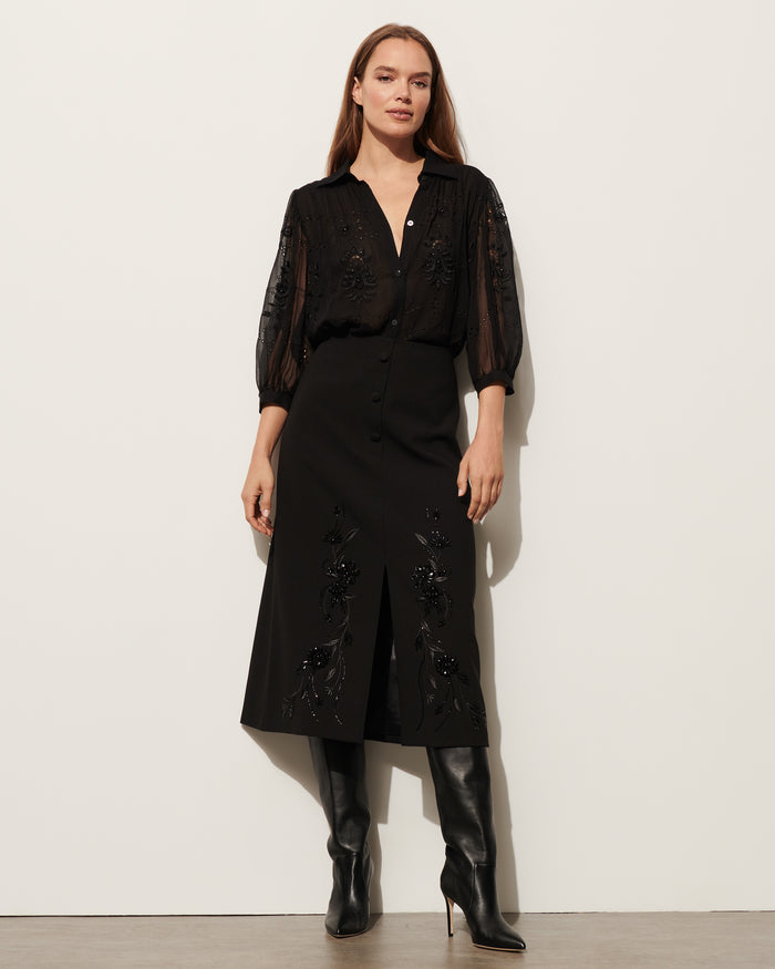 Figue Ophelia Skirt Onyx Black