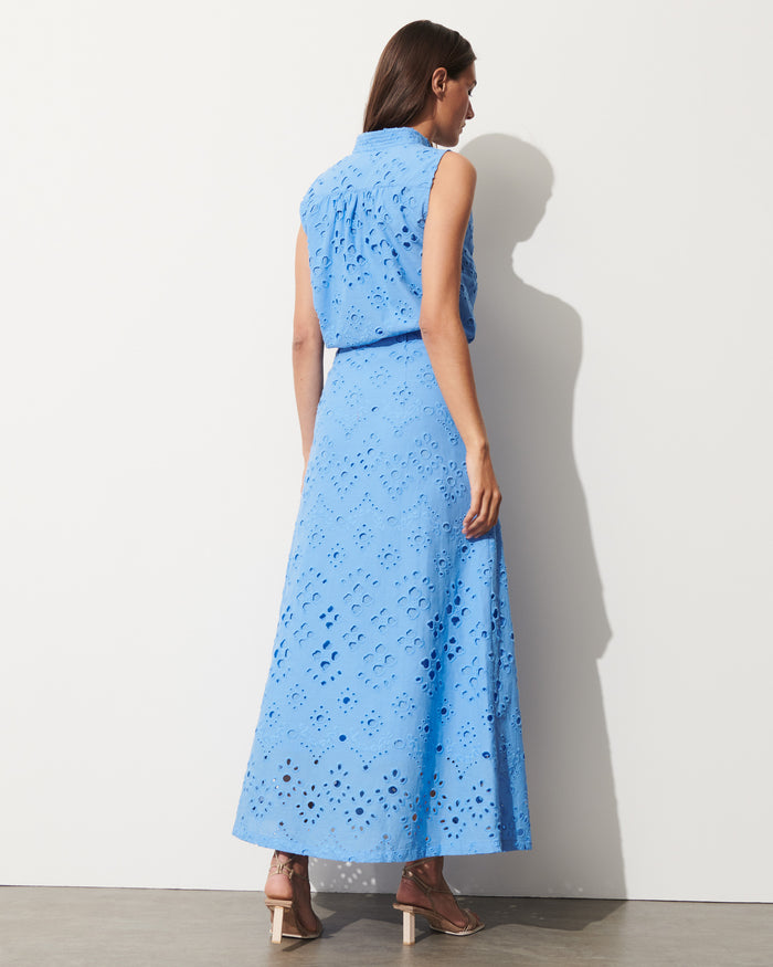 Figue Poppy Skirt Surf Blue