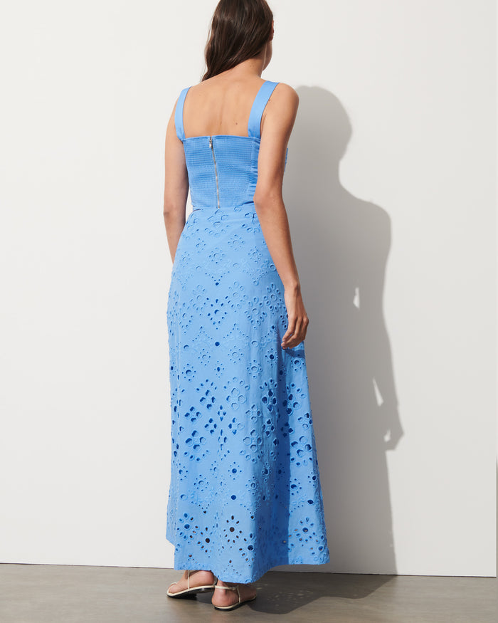 Figue Poppy Skirt Surf Blue