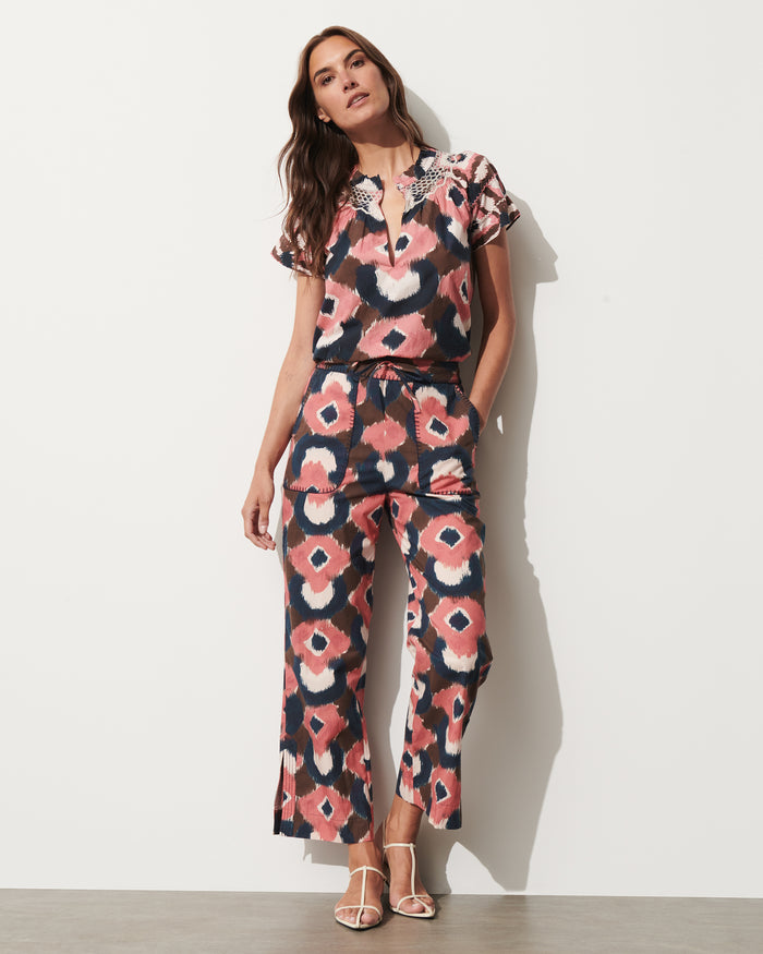 Figue Rosie Top Painterly Lock Chalk