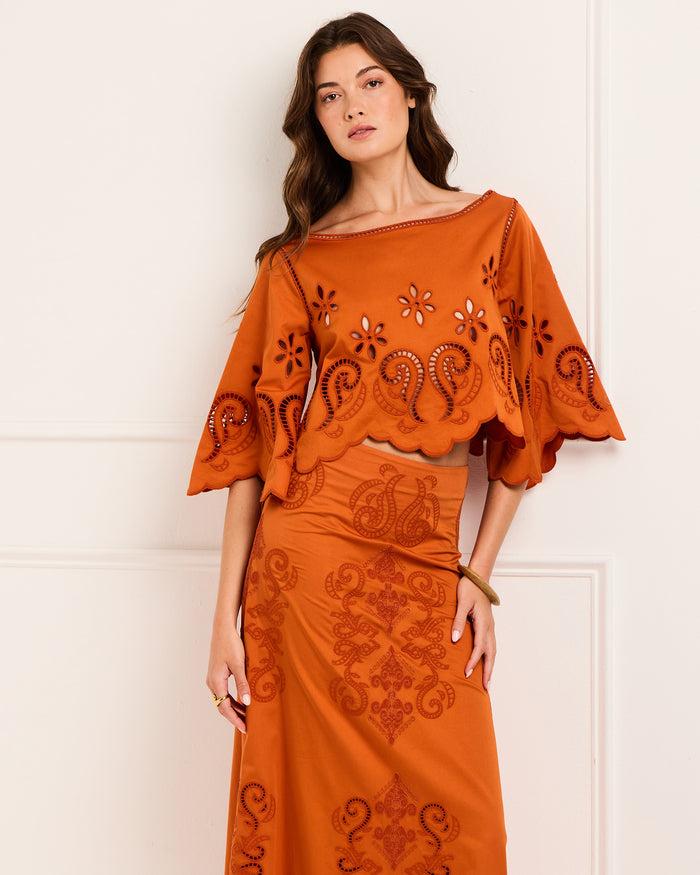 figue Seline Top Burnt Sienna
