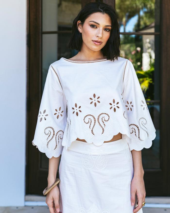 figue Seline Top Chalk