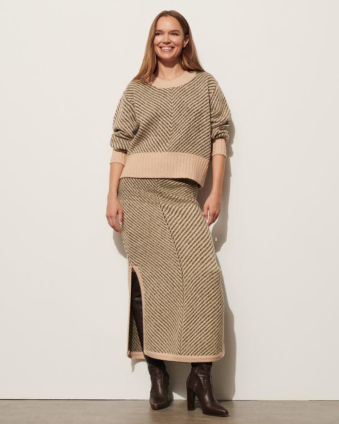 Figue Shahna Sweater Chevron Alpine Green