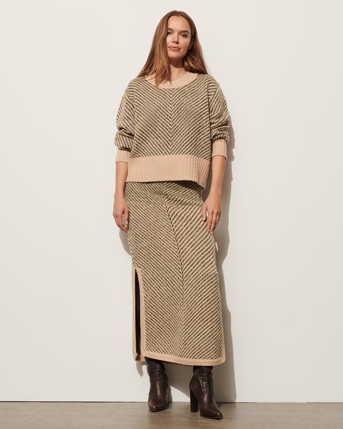 Figue Shahna Sweater Chevron Alpine Green