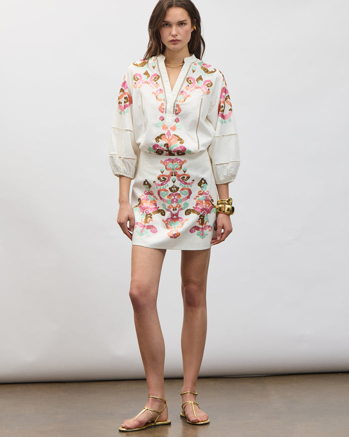 Figue Sofia Skirt Whipped White