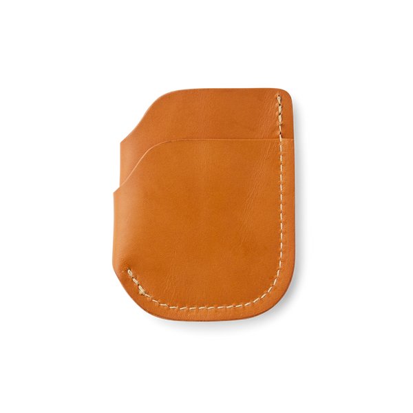 Filson Bridle Leather Front Pocket Cash & Card Case Tan Leather