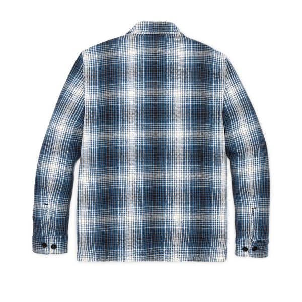 Filson Deer Island Jac-shirt Cobalt / Natural Shadow Plaid