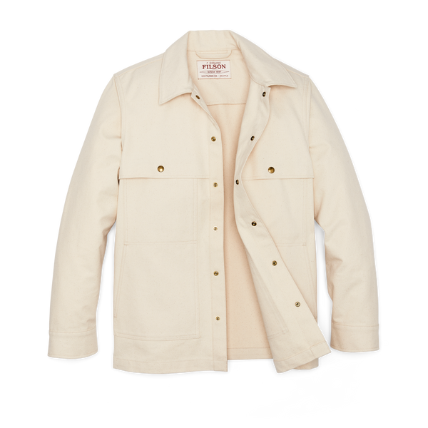 Filson Dry Tin Cloth Forester Jac-shirt Natural Seed
