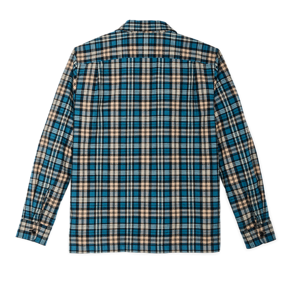 Filson Elk Heights Camp Shirt Blue / Black / Khaki Plaid