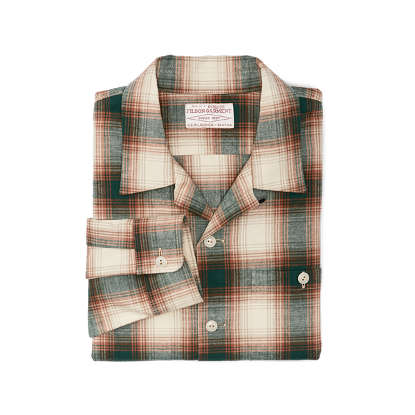 Filson Elk Heights Camp Shirt Rust / Pine Grove Plaid