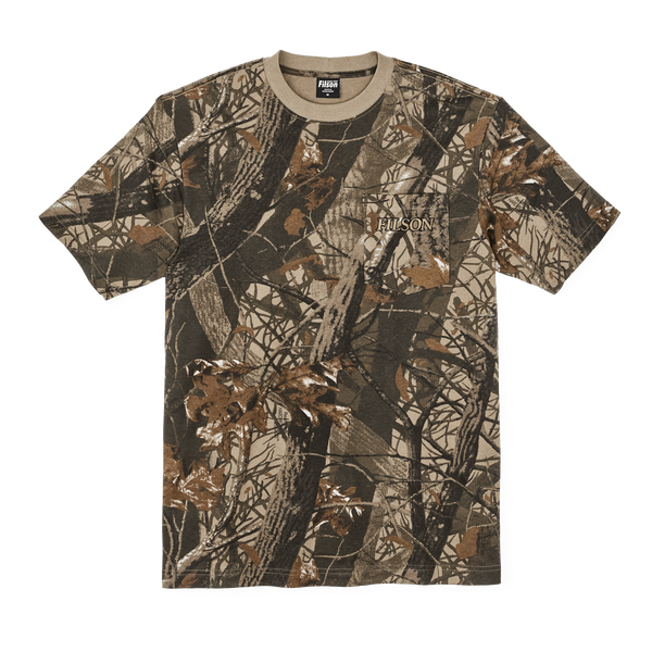filson Embroidered Pocket T-shirt Realtree Hardwoods Camo