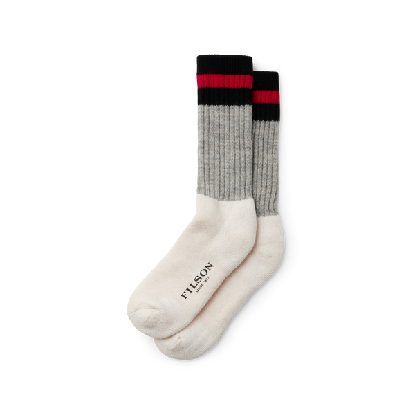 filson 1970s Logger Thermal Socks Black / Red