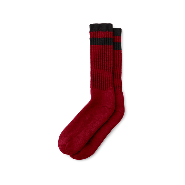 filson 1970s Logger Thermal Socks Scarlet