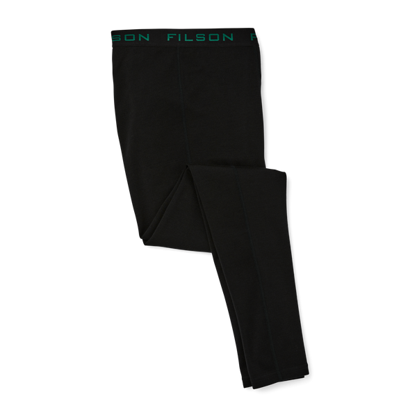 Filson 400g Merino Wool Bottoms Black