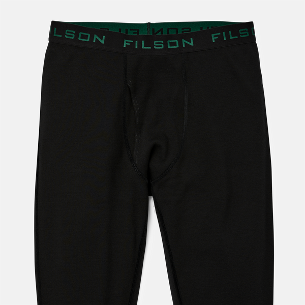 Filson 400g Merino Wool Bottoms Black