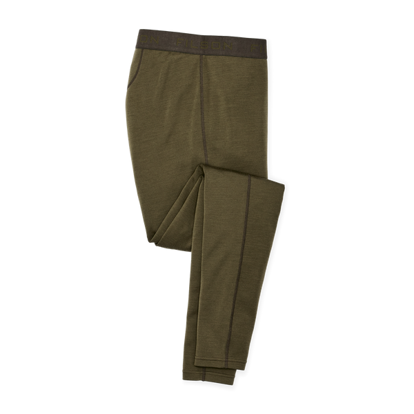 Filson 400g Merino Wool Bottoms Dark Olive