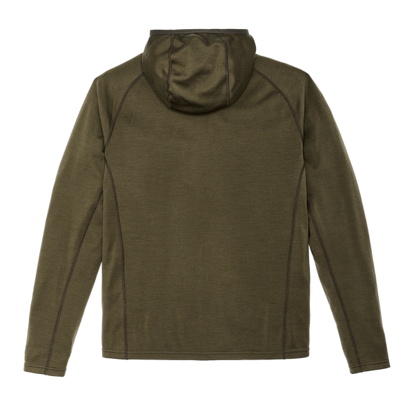 Filson 400g Merino Wool Hoodie Dark Olive