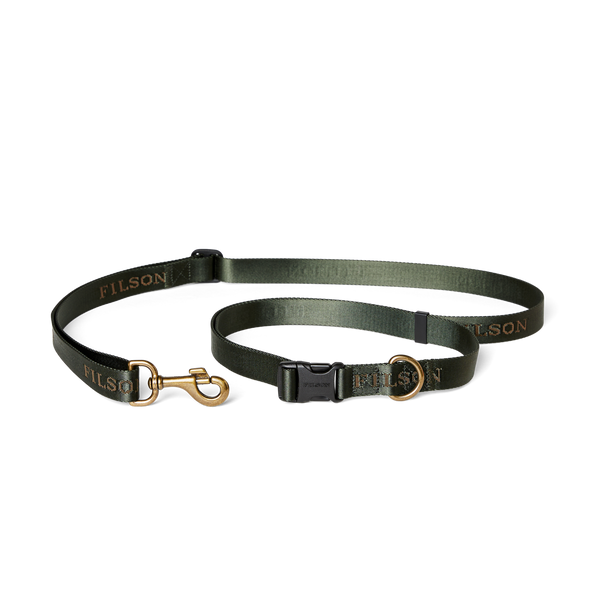 filson Adjustable Nylon Leash Dark Timber