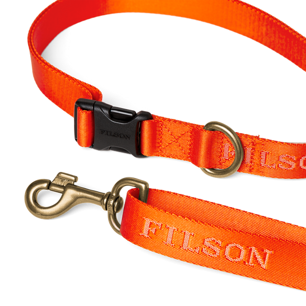 Filson Adjustable Nylon Leash Flame