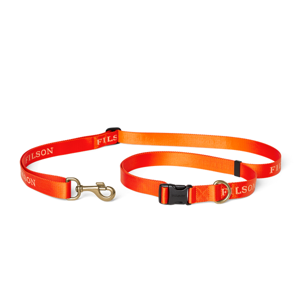 filson Adjustable Nylon Leash Flame