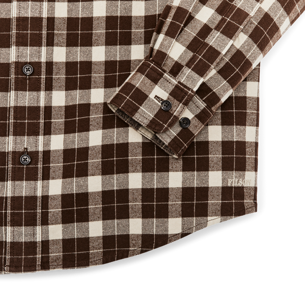 Filson Alaskan Guide Shirt Brown / Cream Plaid