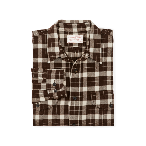 Filson Alaskan Guide Shirt Brown / Cream Plaid