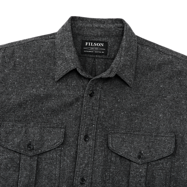 Filson Alaskan Guide Shirt Dark Heather Gray