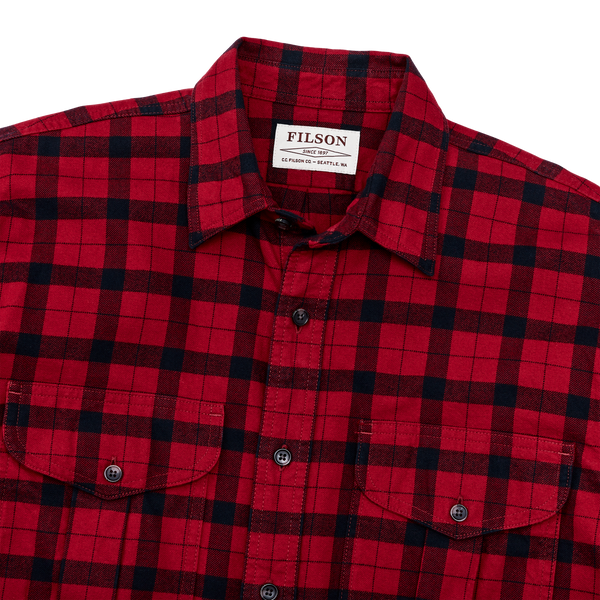 Filson Alaskan Guide Shirt Red/black Plaid
