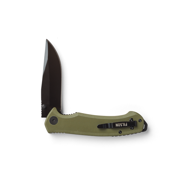 Filson Assisted Opening Knife Olive/black