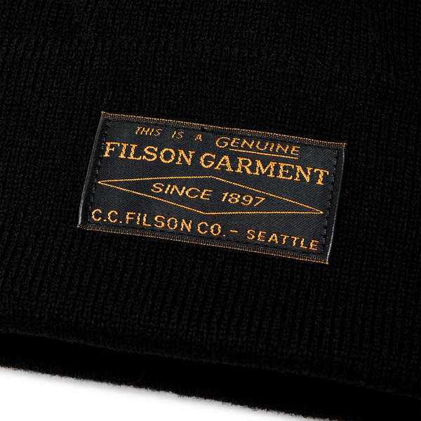 Filson Ballard Watch Cap Black