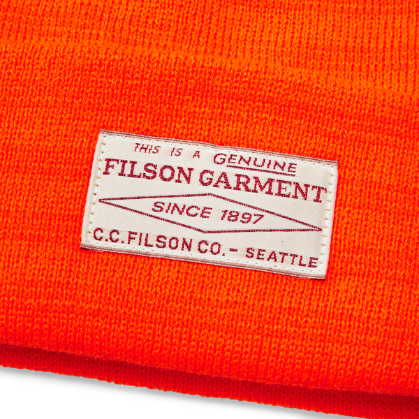 Filson Ballard Watch Cap Blaze