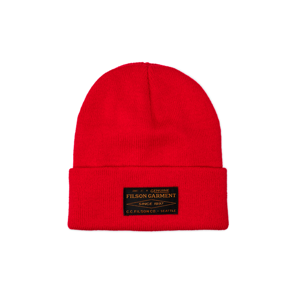 filson Ballard Watch Cap Red