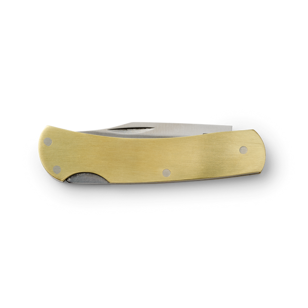 Filson Brass Lockback Pocket Knife Brass