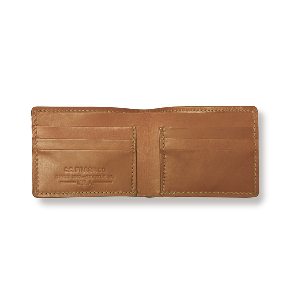 Filson Bridle Leather Bi-fold Wallet Tan Leather