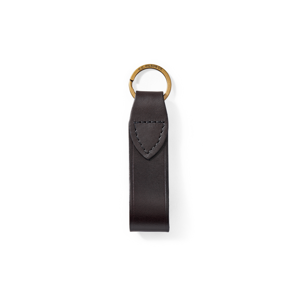 filson Bridle Leather Key Chain Brown Leather