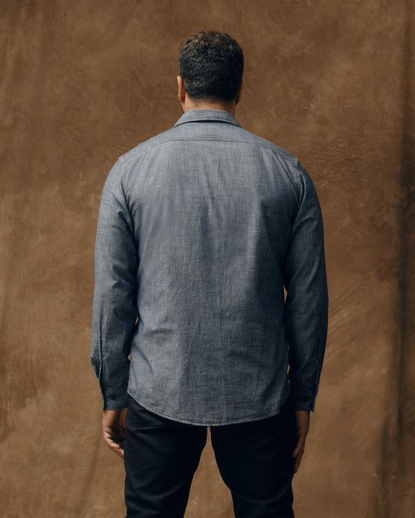 Filson Chambray Cpo Shirt Rinsed Indigo Chambray