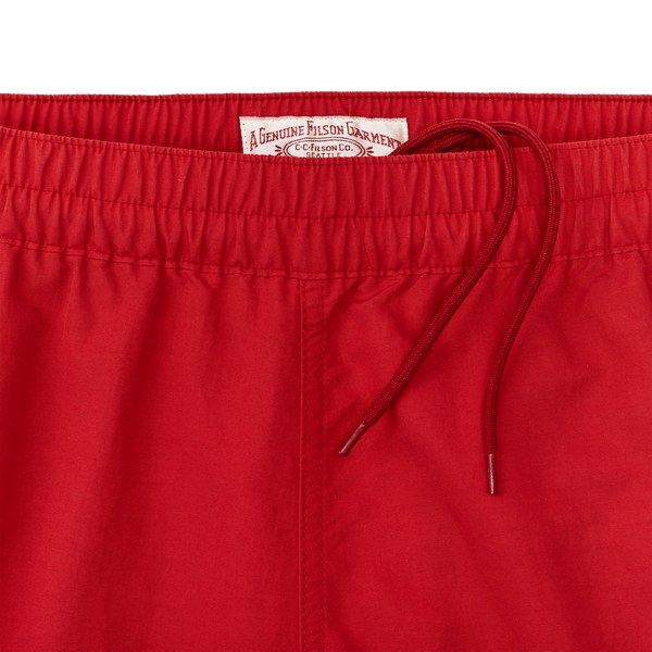 Filson Cooper Lake Trunks Red