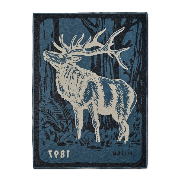 Filson Cotton Blanket Blue / Elk Woods